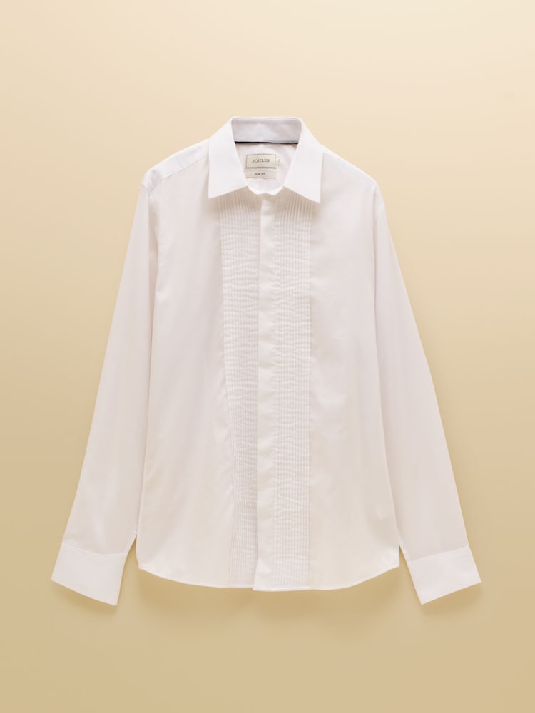 Joules Pleated Bib Front Dress Shirt - Bild 5 av 5