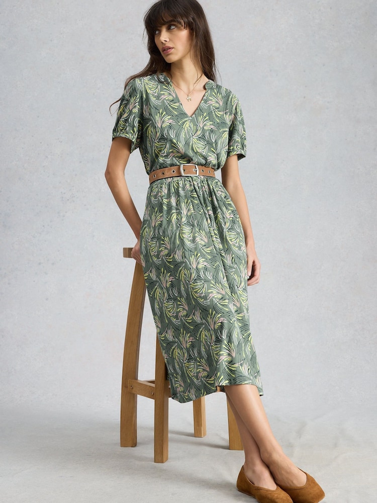 lydia jersey shift dress 20% off WHITE STUFF Linen Blend Cotton jersey main image 1