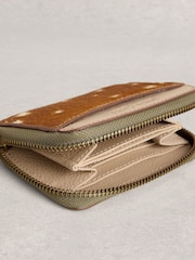 White Stuff Brown Cerys Zip Around Purse - Image 4 of 4