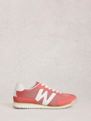 White Stuff Pink Lucy Trainers - Image 1 of 4
