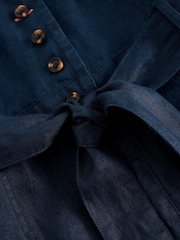 White Stuff Betty Linen Jumpsuit - 6的图像6｝