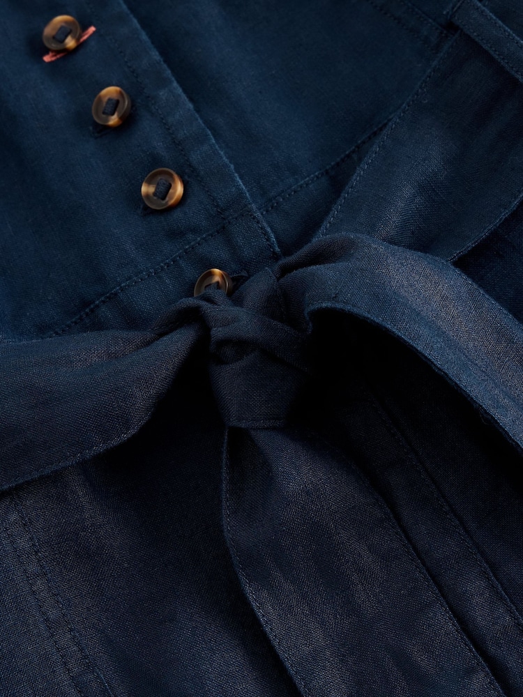 White Stuff Betty Linen Jumpsuit - 6的图像6｝