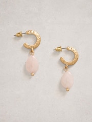 White Stuff Gold Tone Rachel Semi Precious Earrings - Image 1 of 2