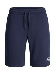 JACK & JONES Junior Crew Nack Sweat Top & Short Set - Image 3 de 3