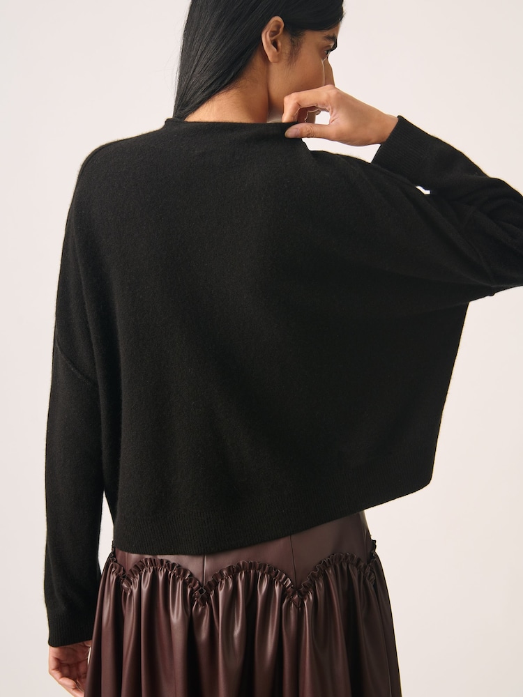Itim - Anthropologie Alani Cashmere Mock Neck Jumper - Larawan 2 ng 4