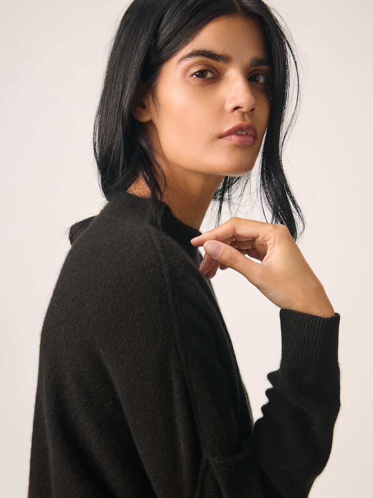 Itim - Anthropologie Alani Cashmere Mock Neck Jumper - Larawan 4 ng 4