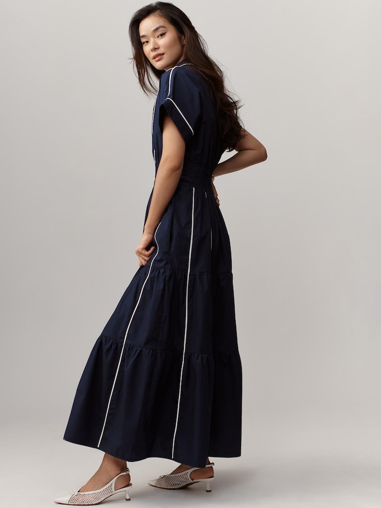 Anthropologie The Somerset Edition Maxi Blue Dress - Image 2 of 4