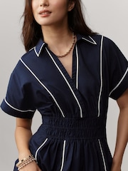 Anthropologie The Somerset Edition Maxi Blue Dress - Image 4 of 4