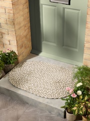 Laura Ashley Braided Jute Ovall Doormat - Imaginea 1 din 4