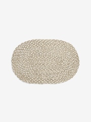 Laura Ashley Braided Jute Ovall Doormat - Imaginea 4 din 4