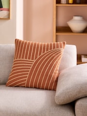 MADE.COM Rust Casey Cushion - Image 1 of 4