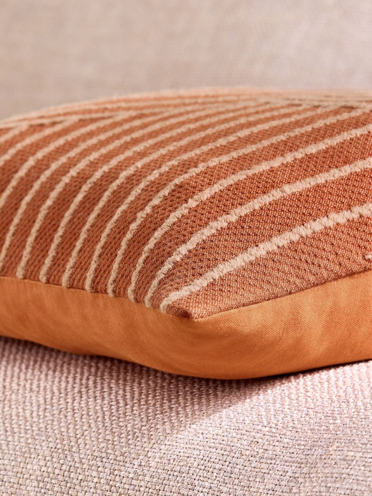 MADE.COM Rust Casey Cushion - Image 2 of 4