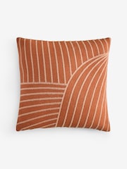 MADE.COM Rust Casey Cushion - Image 4 of 4