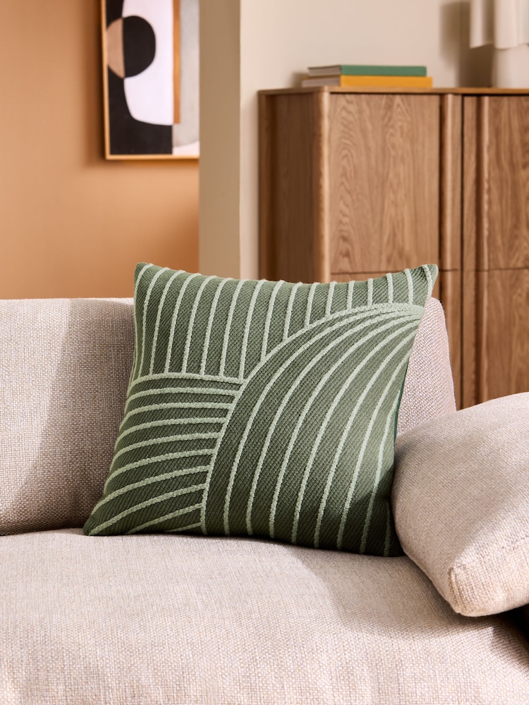 MADE.COM Green Casey Cushion - Image 1 of 4