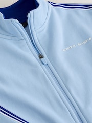 Light Blue Side Stripe Zip Through Jacket (3-16yrs) - Image 10 of 10