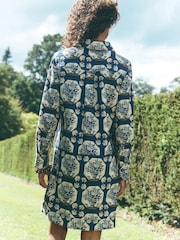 Blue Print National Trust X Next Long Sleeve Mini Twill Dress - Image 5 of 9