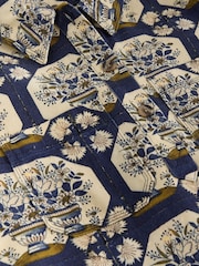 Blue Print National Trust X Next Long Sleeve Mini Twill Dress - Image 9 of 9