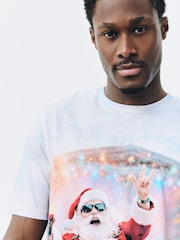 Festival Santa Christmas Graphic T-Shirt - Image 4 of 8