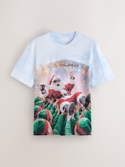 Festival Santa Christmas Graphic T-Shirt - Image 5 of 8