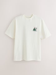 White Snoopy Comic Strip - Camiseta navideña - Imagen 6 de 9