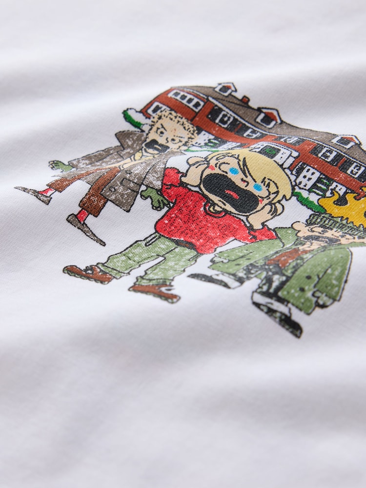Ecru White Home Alone - Camiseta navideña - Imagen 4 de 4