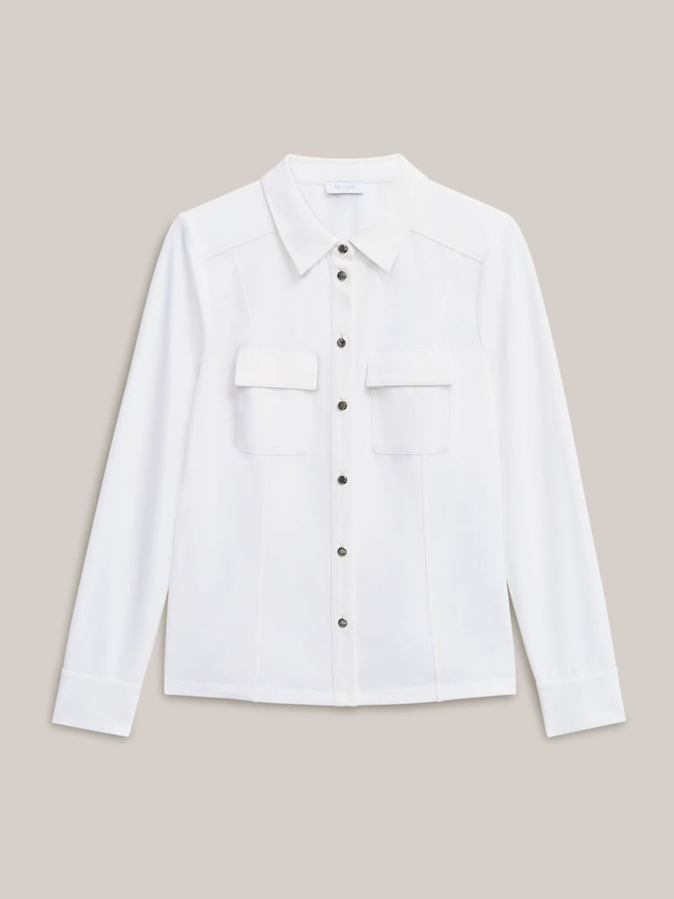 Hobbs White Rosana Shirt - Image 5 of 5 Hobbs White Rosana Shirt - Image 5 of 5