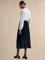 Hobbs Blue Petite Vida Skirt - Image 2 of 4