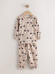 Ecru/Charcoal Mono Dog Oversized Pyjamas 3 Pack (9mths-10yrs) - Image 3 of 7