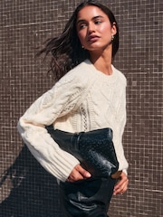 Friends Like These Ivory Cable Jumper - Image 5 of 5