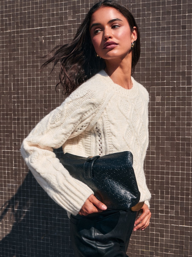 Friends Like These Ivory Cable Jumper - Image 5 of 5