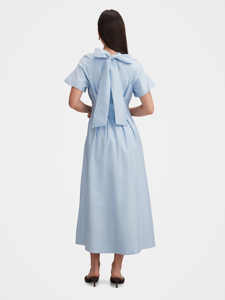 Forever New Blue Everly Seam Detail Midi Dress - Image 2 of 4