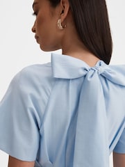 Forever New Blue Everly Seam Detail Midi Dress - Image 3 of 4