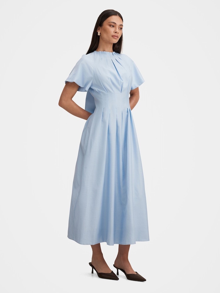 Forever New Blue Everly Seam Detail Midi Dress - Image 4 of 4