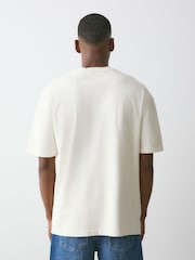 Ecru White Bulleye Graphic Print T-Shirt - Image 3 of 7