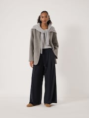 Hush Blue Taylor Wide Leg Trousers - Image 1 of 5