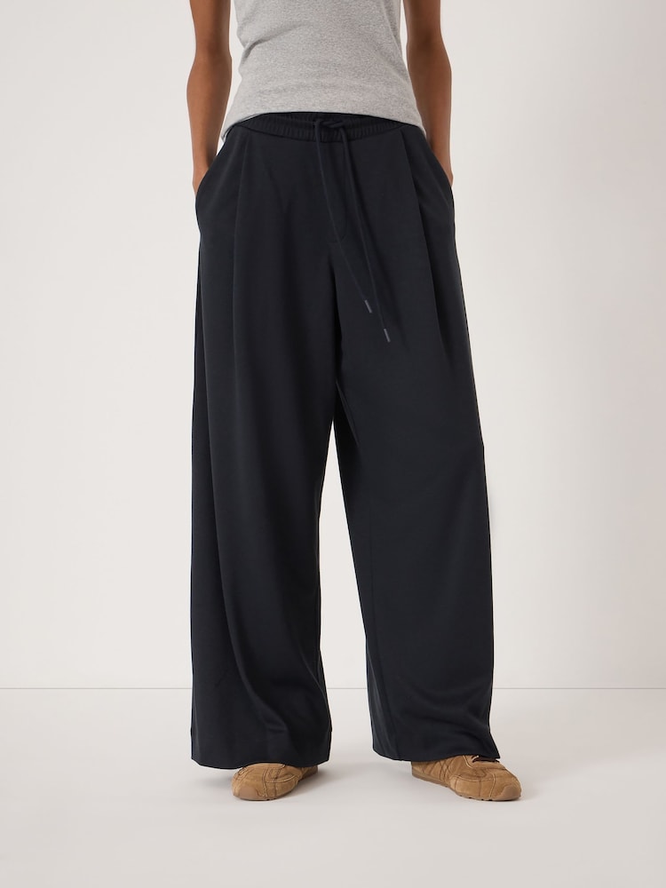 Hush Blue Taylor Wide Leg Trousers - Image 2 of 5 Hush Blue Taylor Wide Leg Trousers - Image 2 of 5