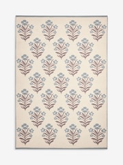 Laura Ashley Blue Wool Jacquard Amilia Trellis Rug - Image 5 of 5