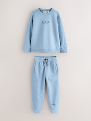 Azul medio - Conjunto de sudadera y pantalones de chándal de Baker by Ted Baker - Imagen 14 de 16