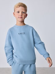 Azul medio - Conjunto de sudadera y pantalones de chándal de Baker by Ted Baker - Imagen 2 de 16
