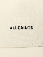 AllSaints White Frayed Edge Baseball Cap - Image 4 of 4