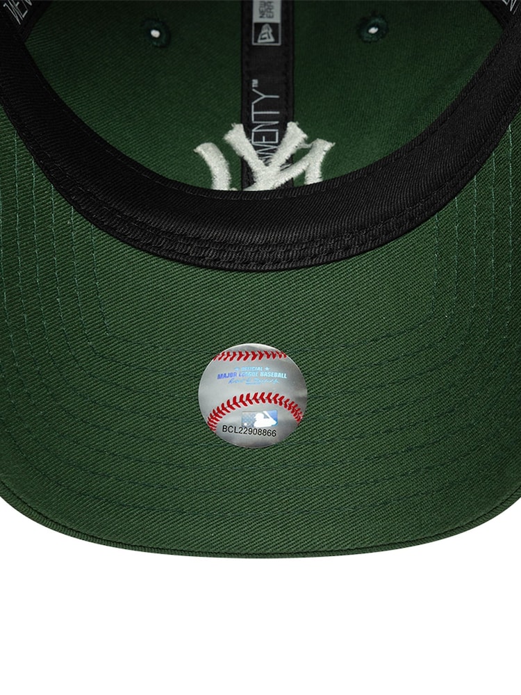 New Era Green League Essential Midi 9Twenty New York Yankees Cap - Image 5 of 5