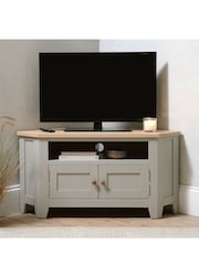 Cotswold Company Dove Grey Chester Corner TV Stand up to 55 - Image 1 of 6