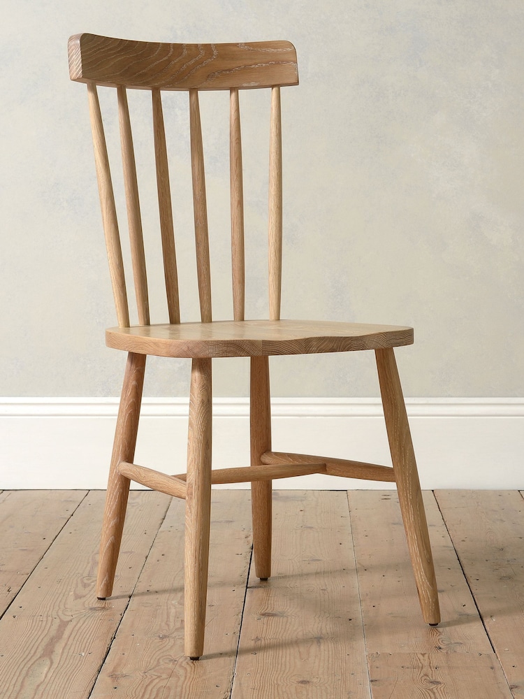 Cotswold Company Whitewash Oak Inglesham Spindleback Chair - Image 1 of 6