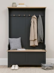 Cotswold Company Charcoal Chester Hallway Tidy - Image 1 of 6