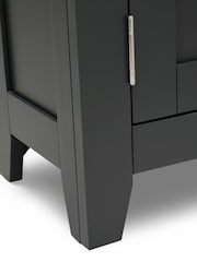 Cotswold Company Charcoal Chester Alcove Display Cabinet - Image 5 of 6