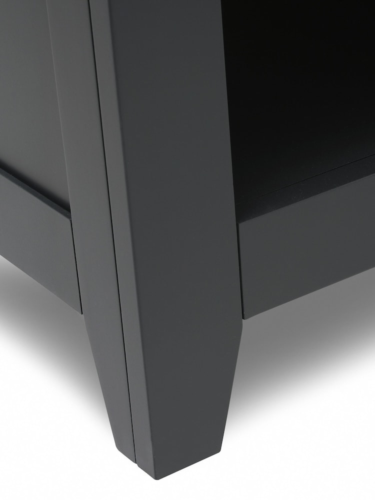 Cotswold Company Charcoal Chester Open Shoe Storage Bench - Image 5 of 5