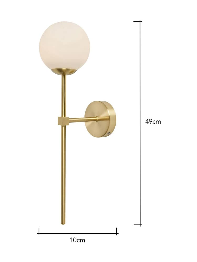 BHS Satin Brass USB-C Rechargeable Wall Light - Image 7 of 7
