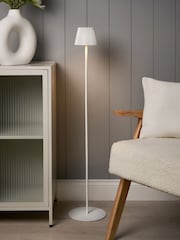 BHS White Esther USB-C Rechargeable Floor Lamp - Image 1 of 7