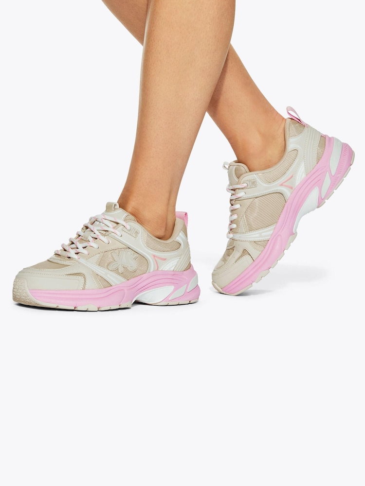 KG Kurt Geiger Brown Lexie Trainers - Image 1 of 5