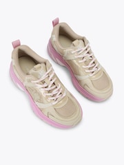 KG Kurt Geiger Brown Lexie Trainers - Image 3 of 5